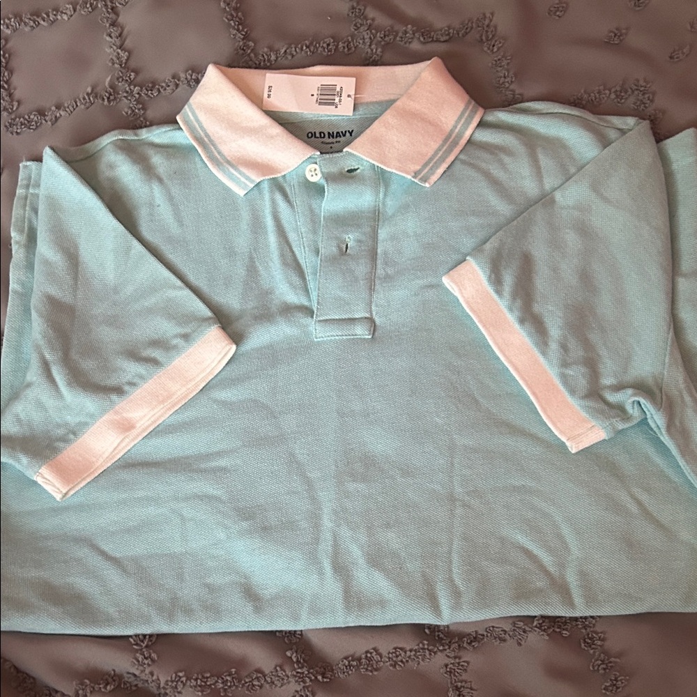 Old Navy Light Blue Polo Shirt